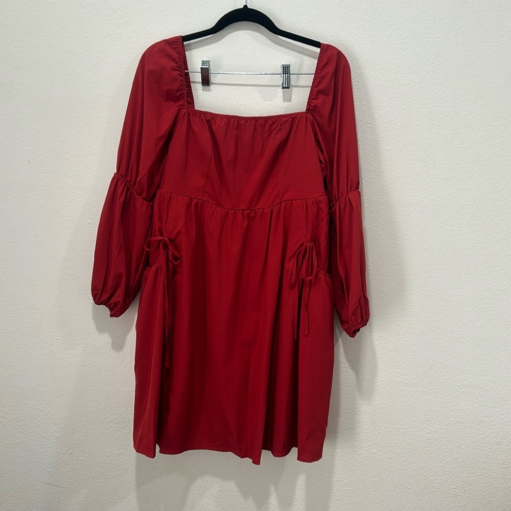 Exlura Women’s Square Neck Flowy Dress